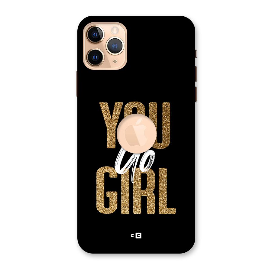 Confident Girl Back Case for iPhone 11 Pro Max Logo Cut