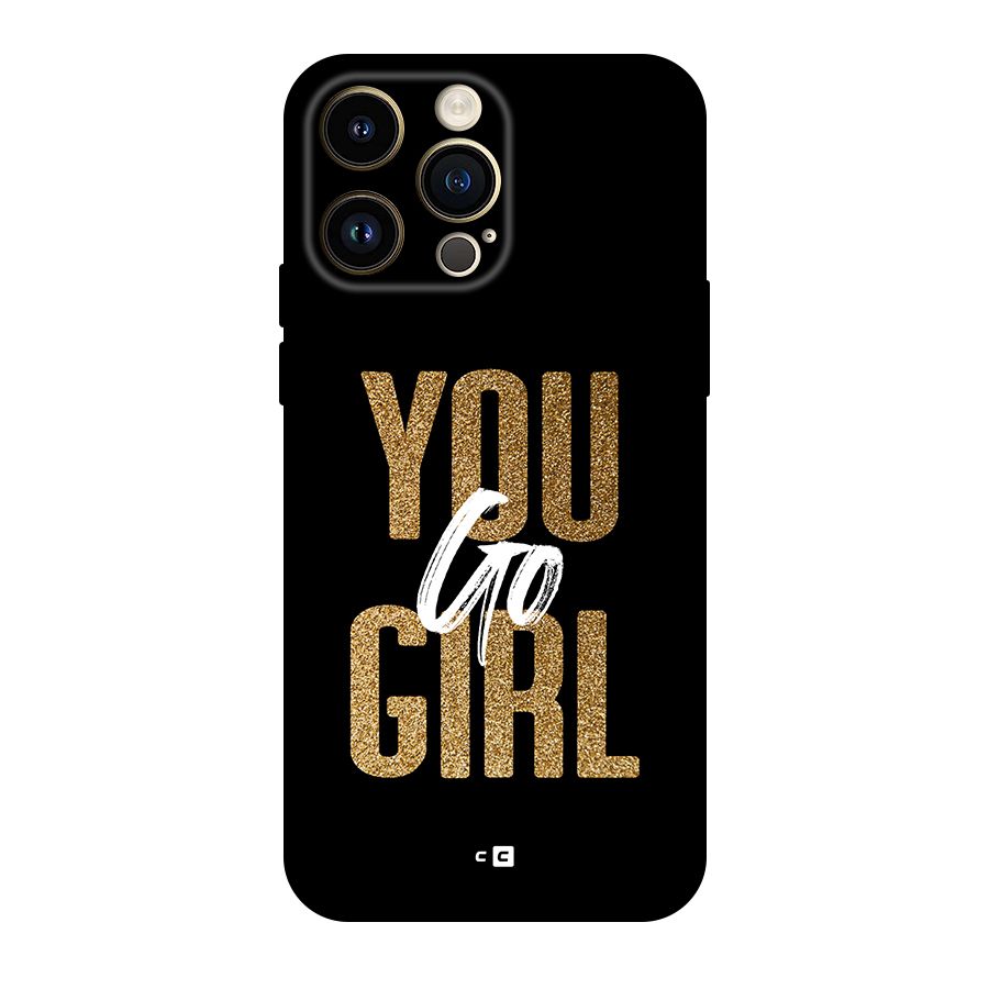 Confident Girl Back Case for iPhone 14 Pro Max