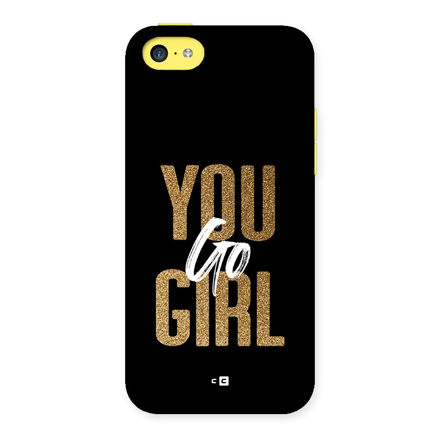 Confident Girl Back Case for iPhone 5C