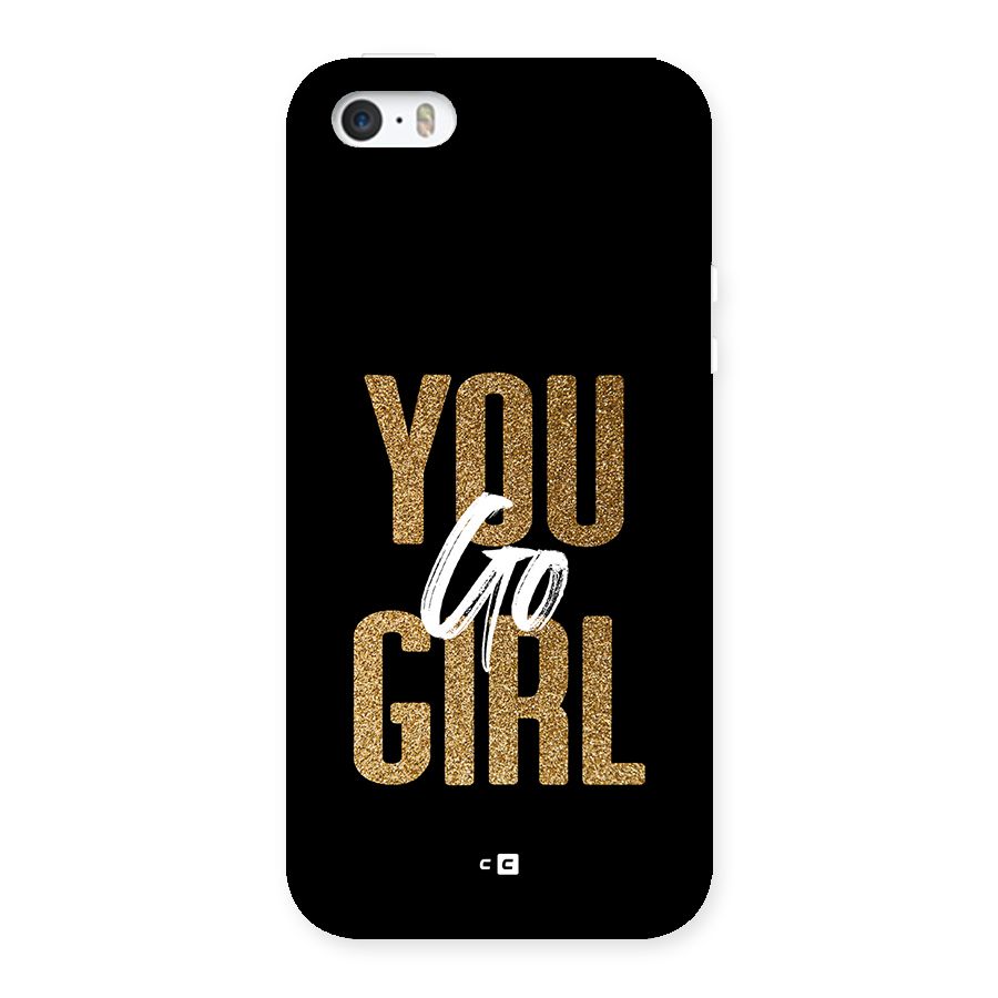Confident Girl Back Case for iPhone SE 2016
