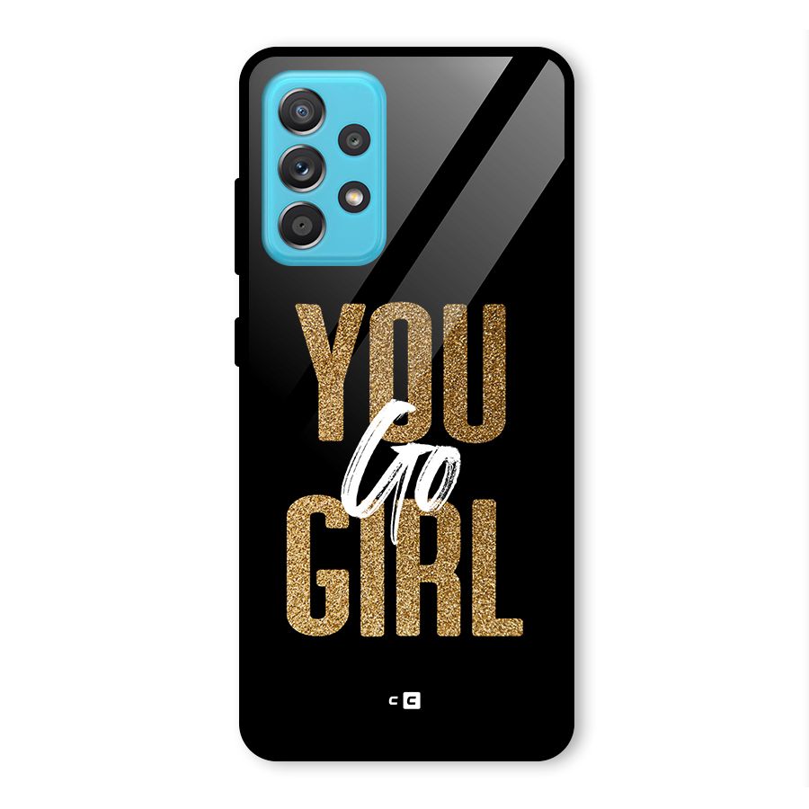 Confident Girl Glass Back Case for Galaxy A52s 5G