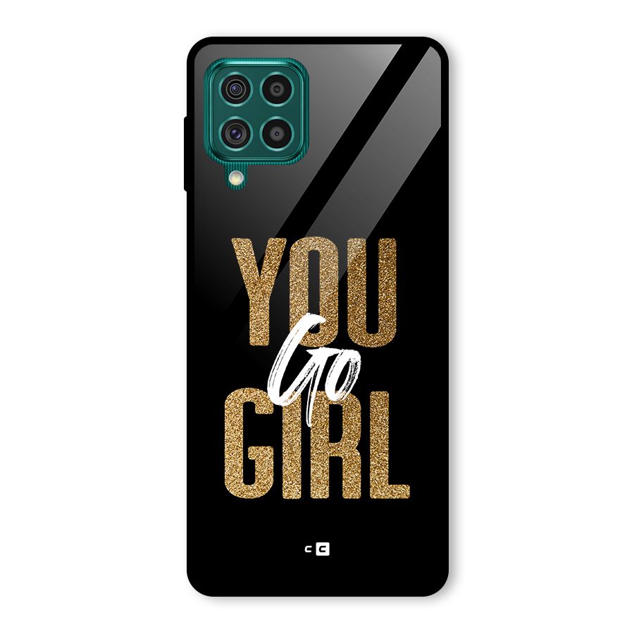 Confident Girl Glass Back Case for Galaxy F62