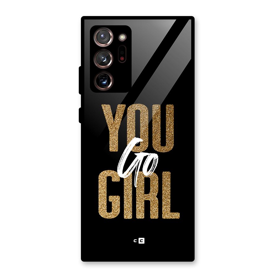 Confident Girl Glass Back Case for Galaxy Note 20 Ultra