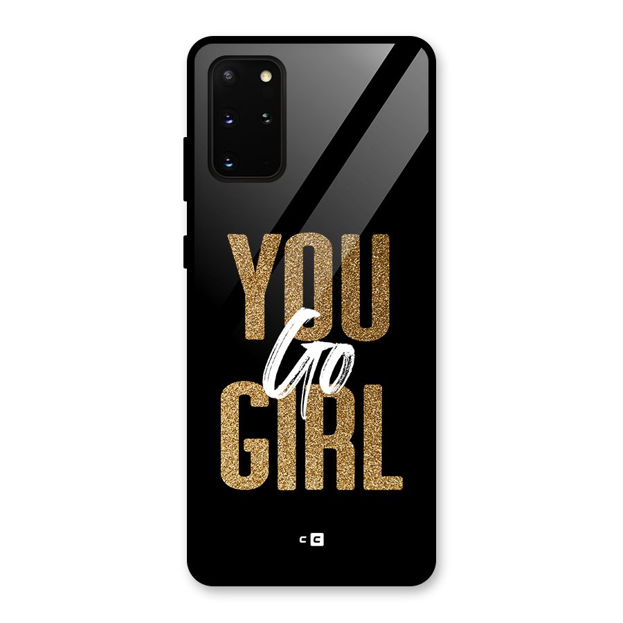 Confident Girl Glass Back Case for Galaxy S20 Plus