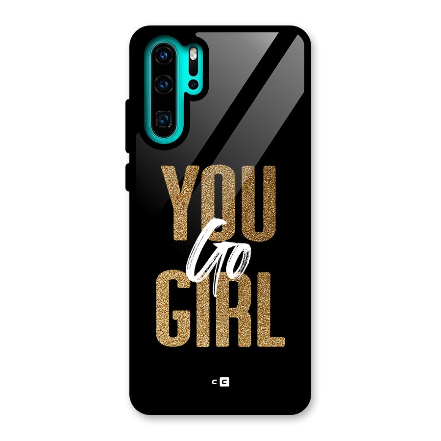 Confident Girl Glass Back Case for Huawei P30 Pro