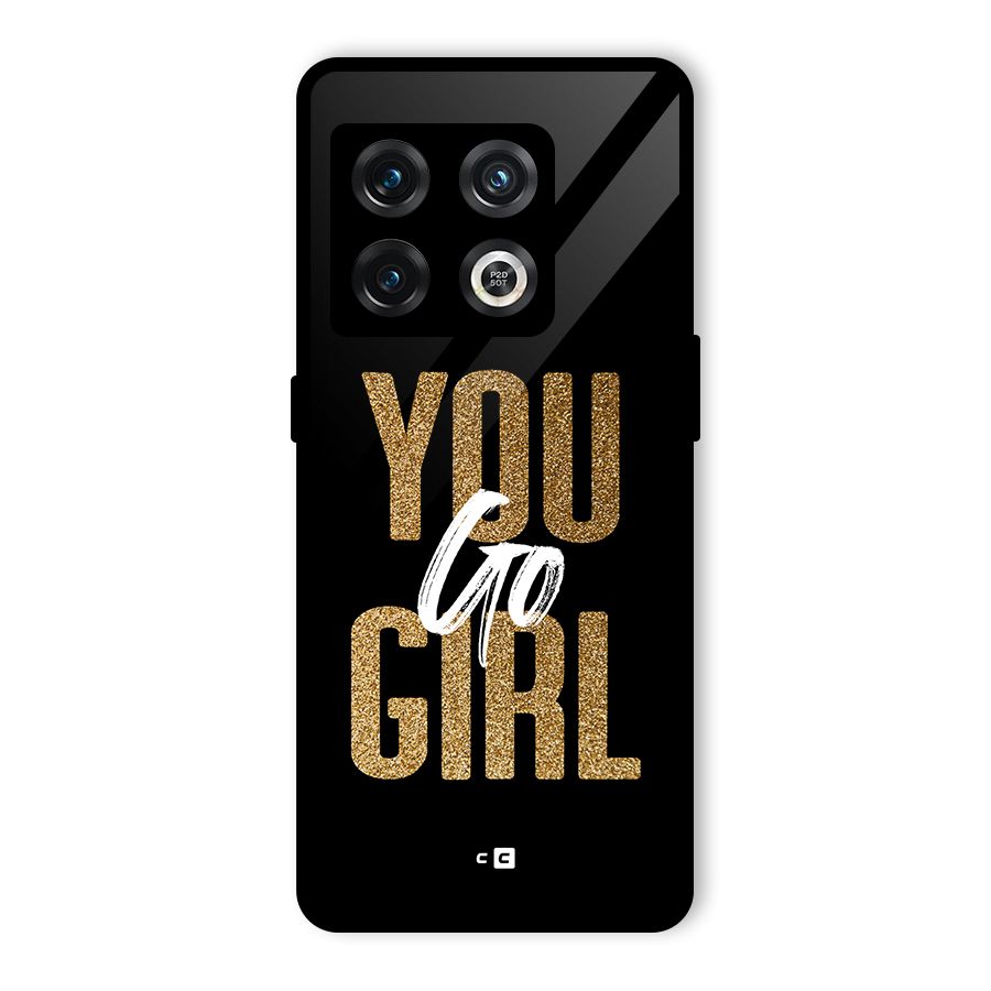 Confident Girl Glass Back Case for OnePlus 10 Pro 5G