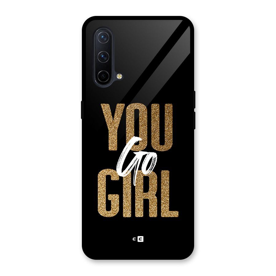 Confident Girl Glass Back Case for OnePlus Nord CE 5G