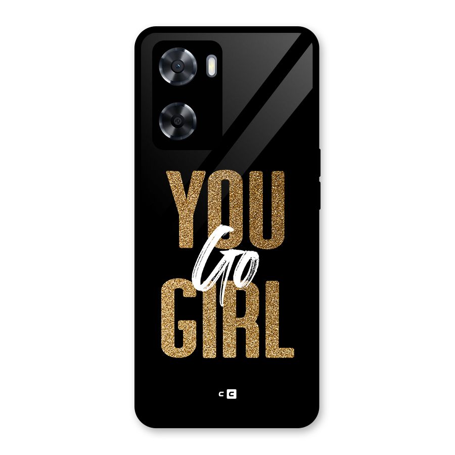 Confident Girl Glass Back Case for OnePlus Nord N20 SE