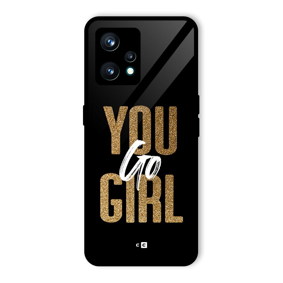 Confident Girl Glass Back Case for Realme 9 Pro Plus 5G