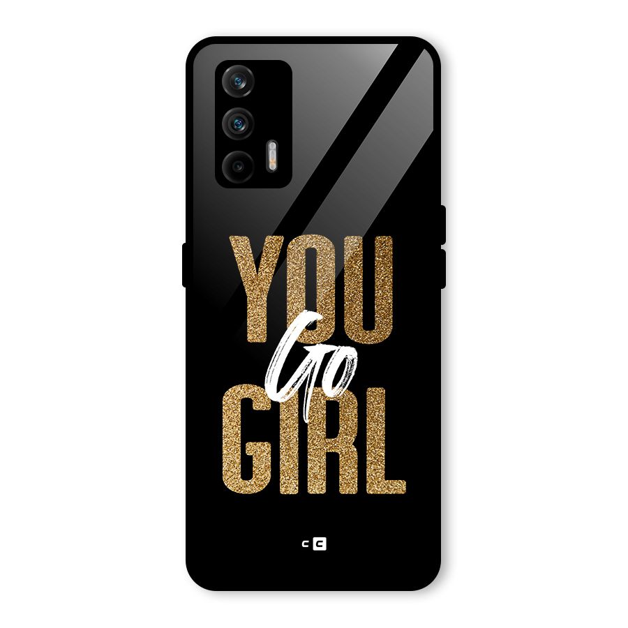 Confident Girl Glass Back Case for Realme GT 5G
