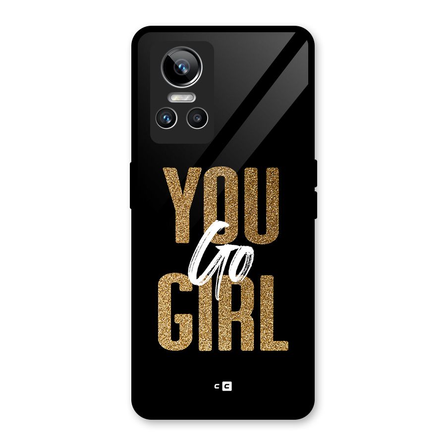 Confident Girl Glass Back Case for Realme GT Neo 3