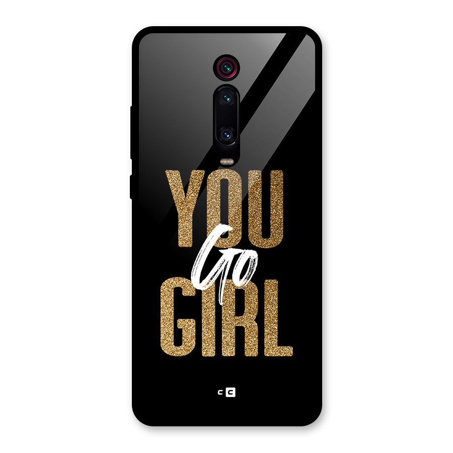 Confident Girl Glass Back Case for Redmi K20