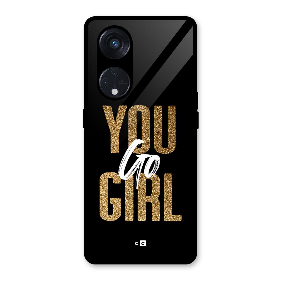 Confident Girl Glass Back Case for Reno8 T 5G