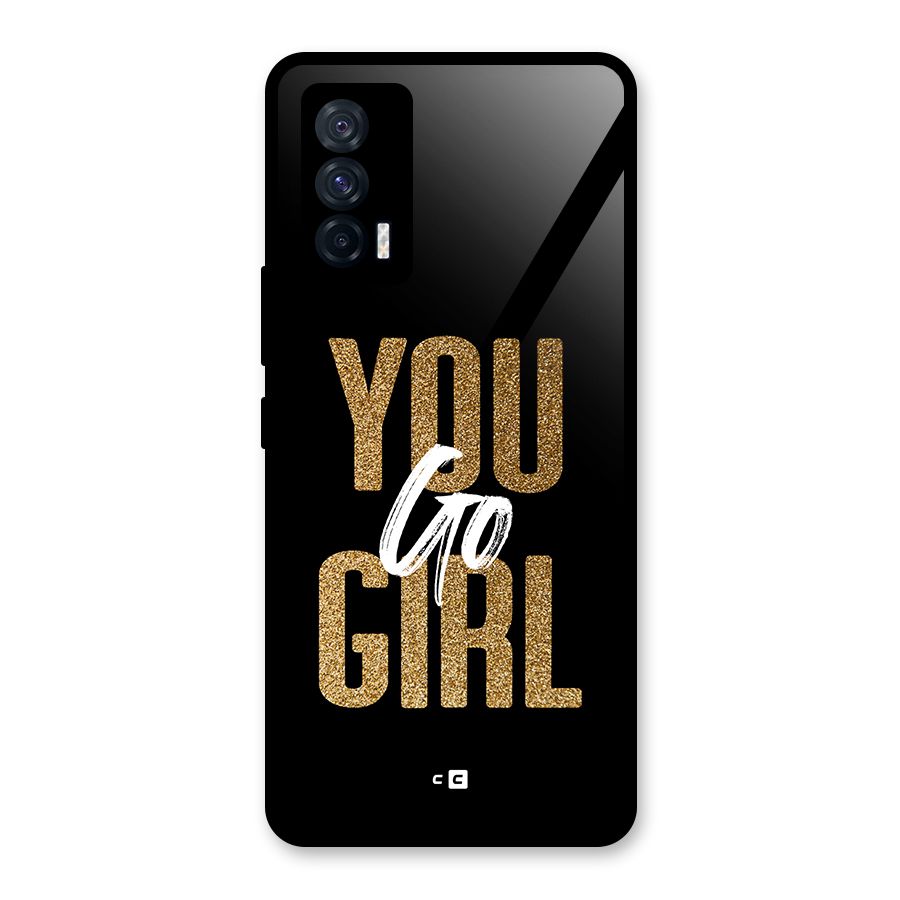 Confident Girl Glass Back Case for Vivo iQOO 7 5G