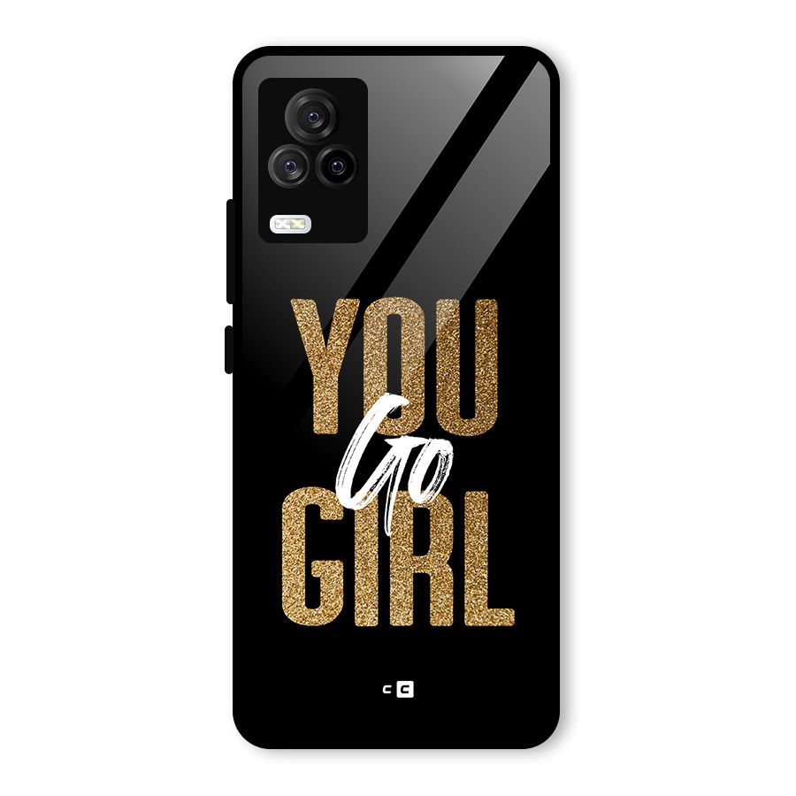 Confident Girl Glass Back Case for Vivo iQOO 7 Legend 5G