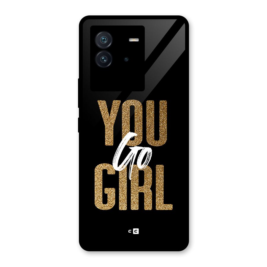 Confident Girl Glass Back Case for Vivo iQOO Neo 6 5G