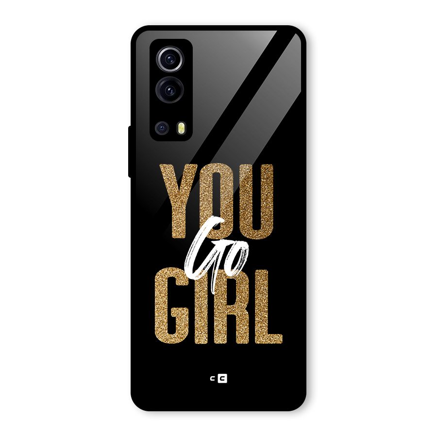 Confident Girl Glass Back Case for Vivo iQOO Z3