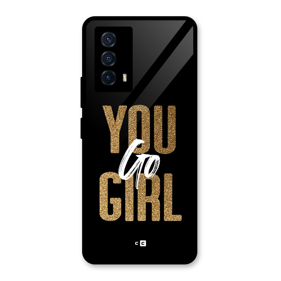 Confident Girl Glass Back Case for Vivo iQOO Z5
