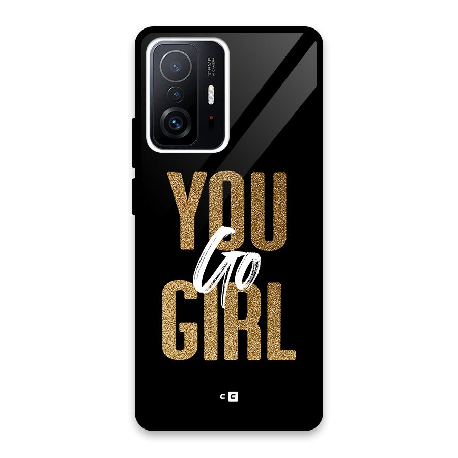 Confident Girl Glass Back Case for Xiaomi 11T Pro