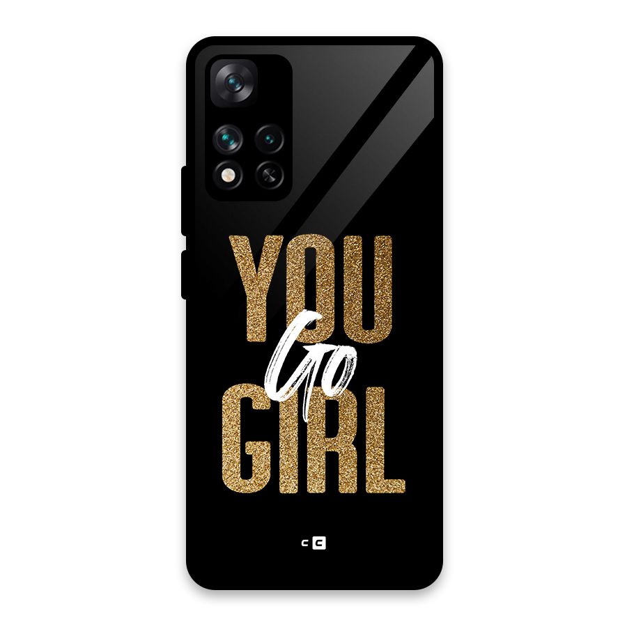 Confident Girl Glass Back Case for Xiaomi 11i 5G