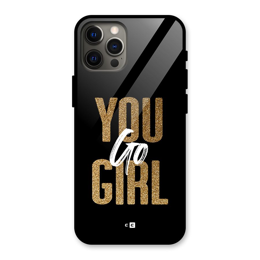 Confident Girl Glass Back Case for iPhone 12 Pro Max