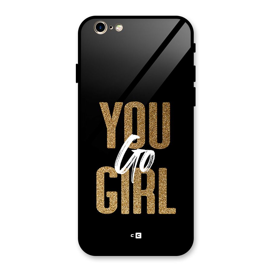 Confident Girl Glass Back Case for iPhone 6 6S
