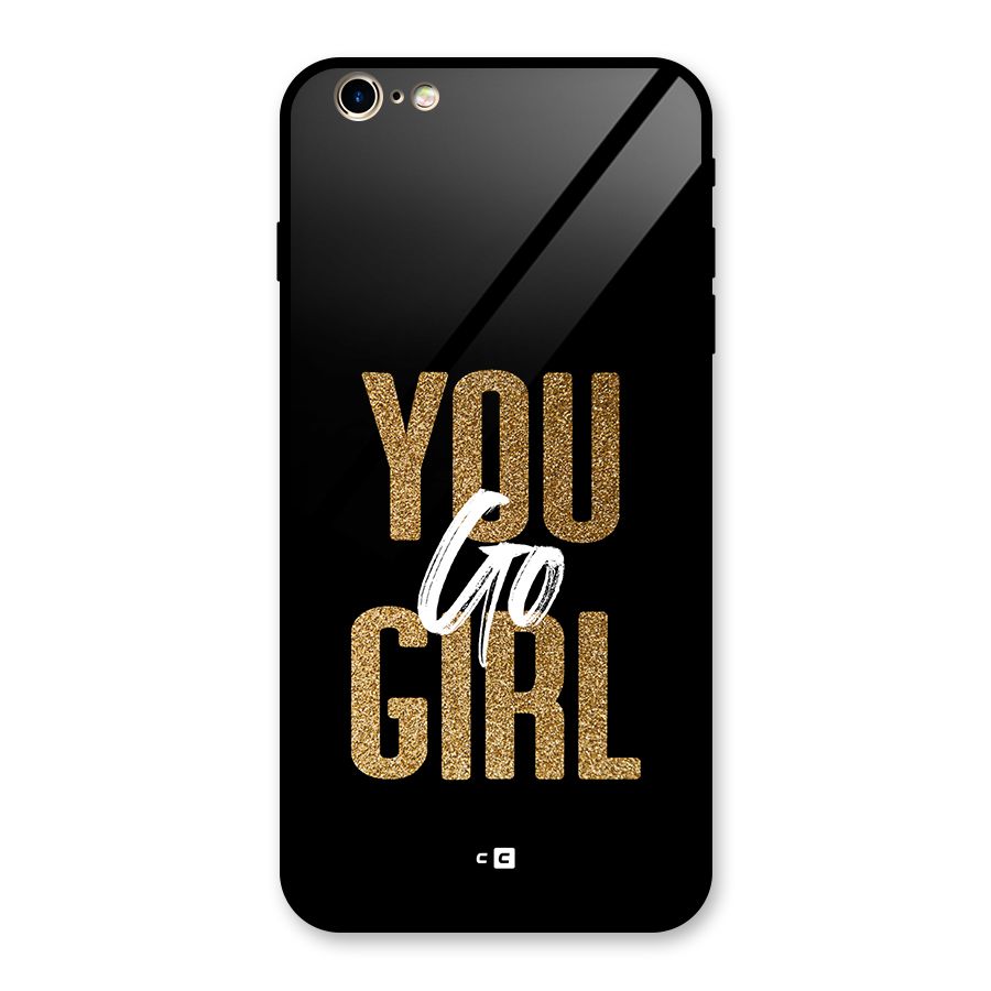 Confident Girl Glass Back Case for iPhone 6 Plus 6S Plus
