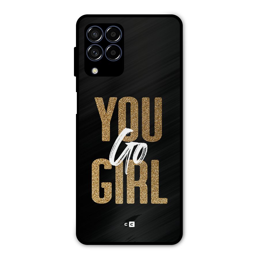 Confident Girl Metal Back Case for Galaxy M53 5G