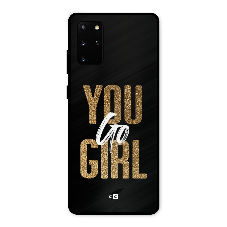 Confident Girl Metal Back Case for Galaxy S20 Plus