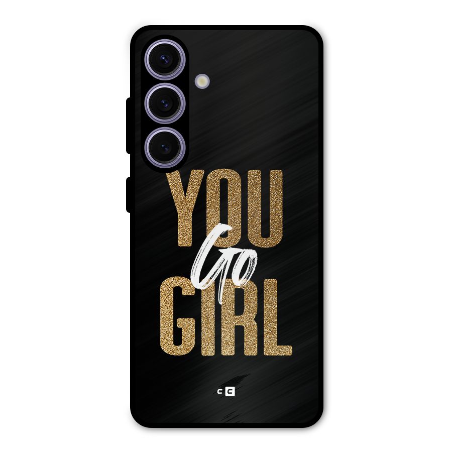Confident Girl Metal Back Case for Galaxy S24