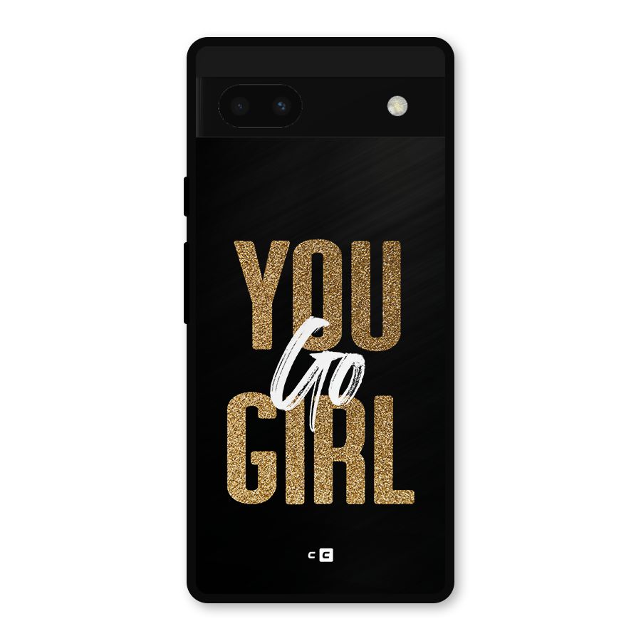 Confident Girl Metal Back Case for Google Pixel 6a