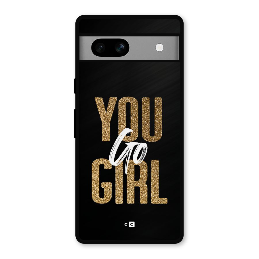 Confident Girl Metal Back Case for Google Pixel 7a