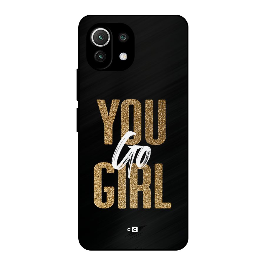 Confident Girl Metal Back Case for Mi 11 Lite NE 5G