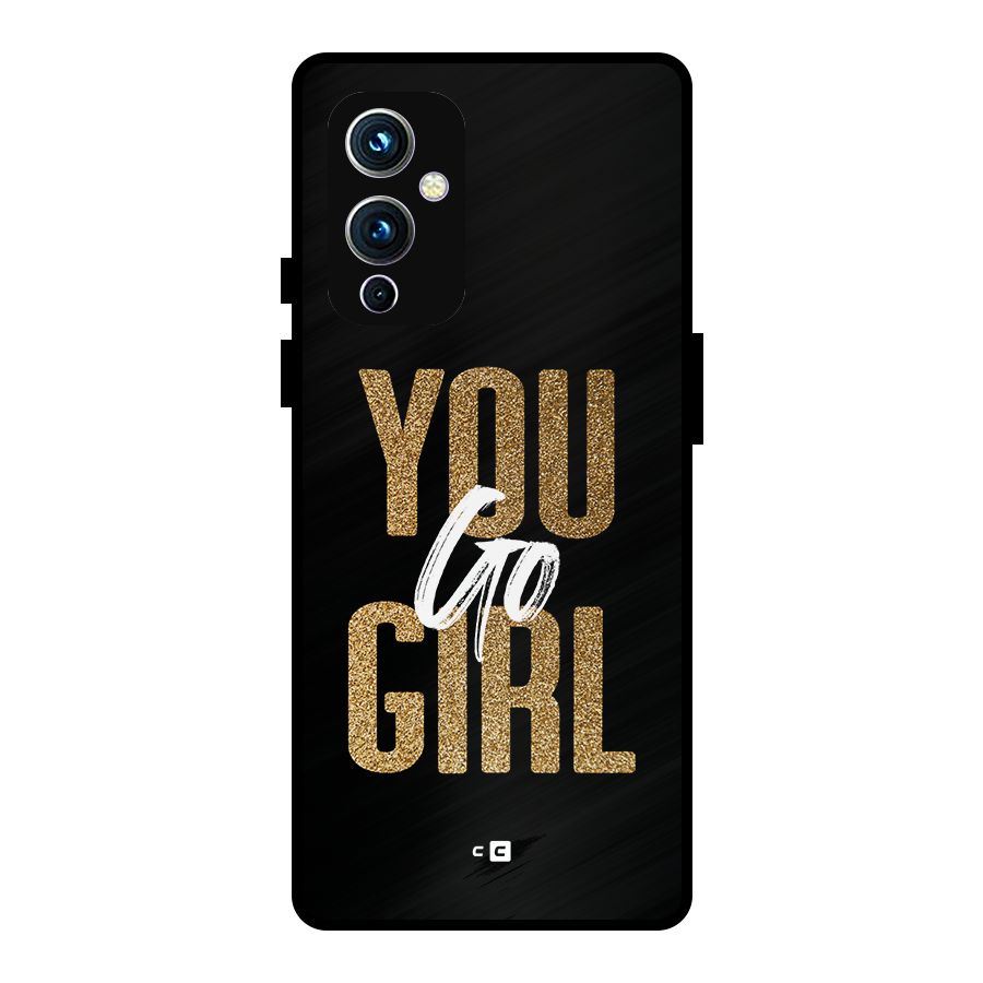 Confident Girl Metal Back Case for OnePlus 9