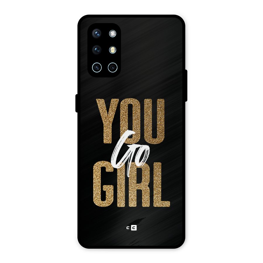 Confident Girl Metal Back Case for OnePlus 9R