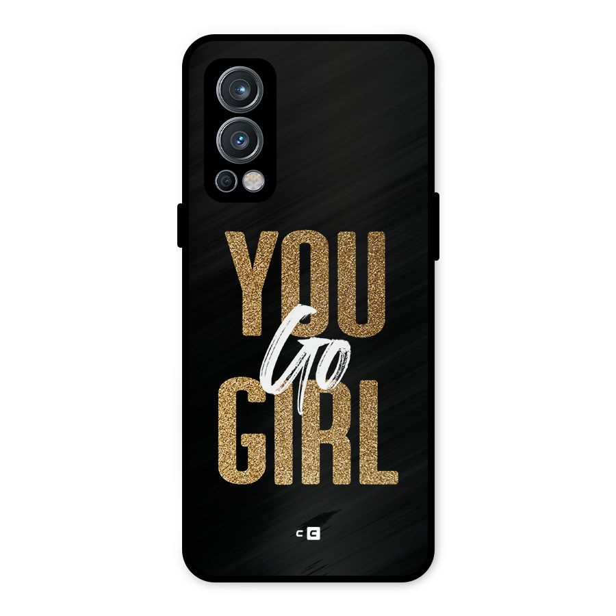 Confident Girl Metal Back Case for OnePlus Nord 2 5G