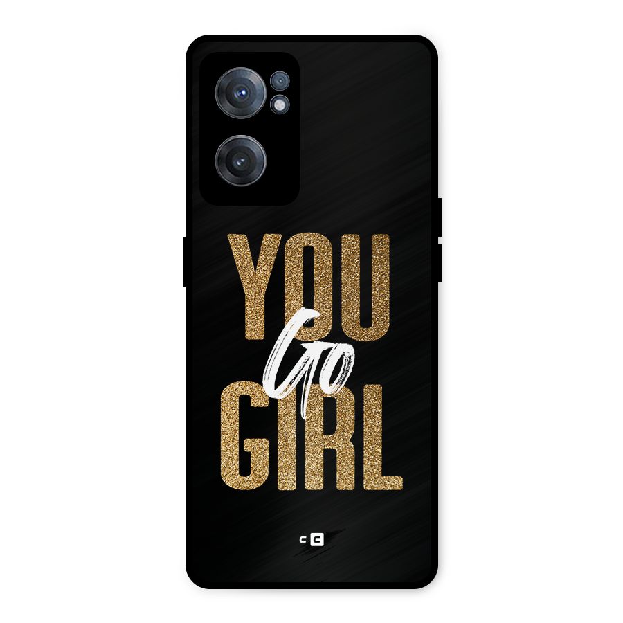 Confident Girl Metal Back Case for OnePlus Nord CE 2 5G