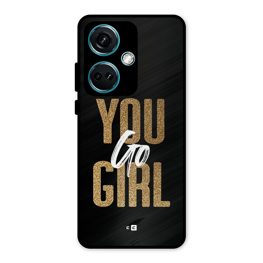 Confident Girl Metal Back Case for OnePlus Nord CE 3 5G