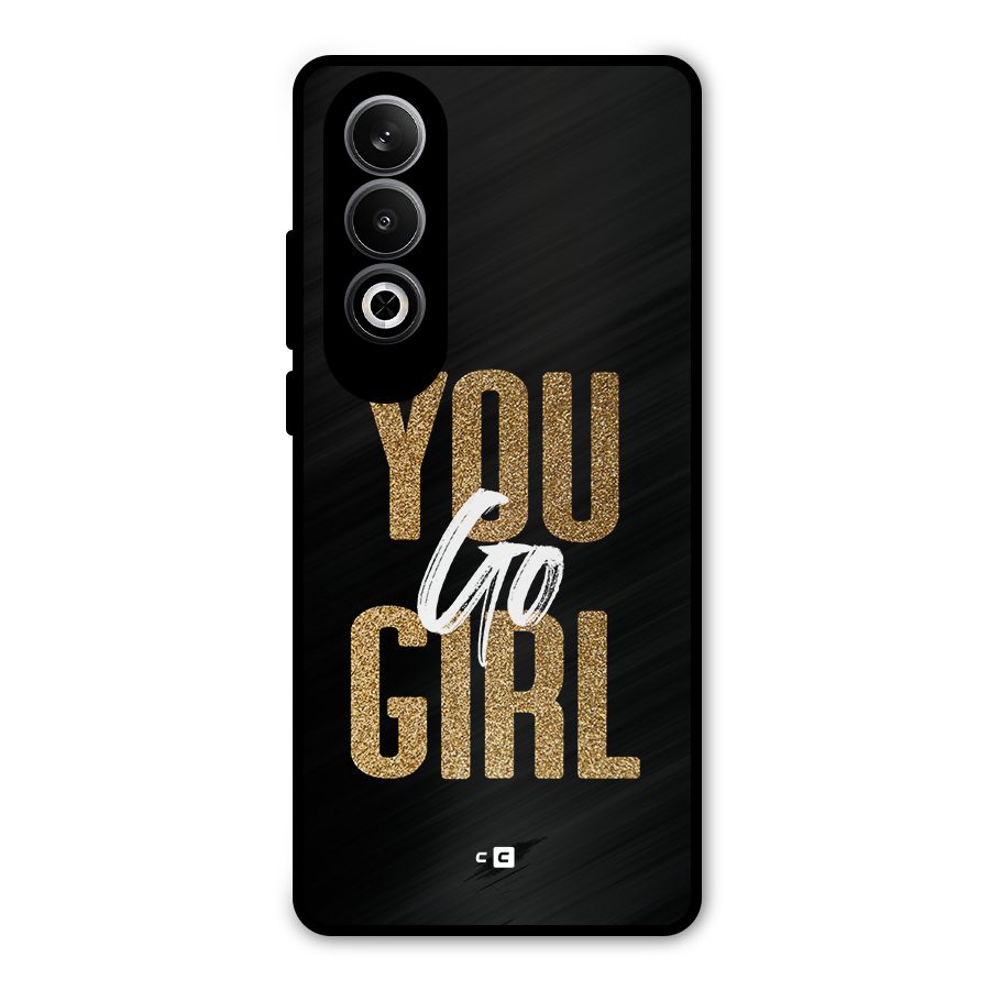 Confident Girl Metal Back Case for OnePlus Nord CE4