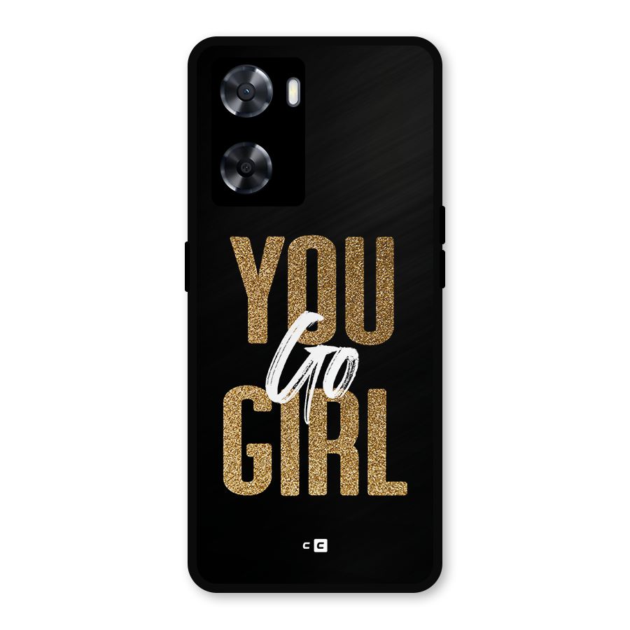 Confident Girl Metal Back Case for OnePlus Nord N20 SE