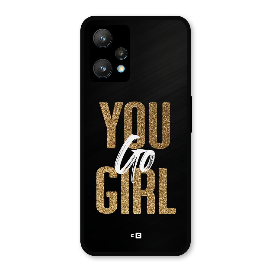 Confident Girl Metal Back Case for Realme 9 Pro Plus 5G