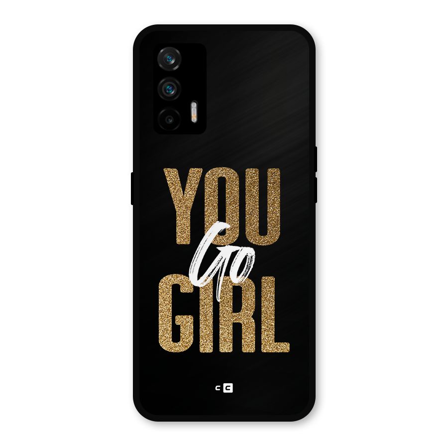 Confident Girl Metal Back Case for Realme GT 5G