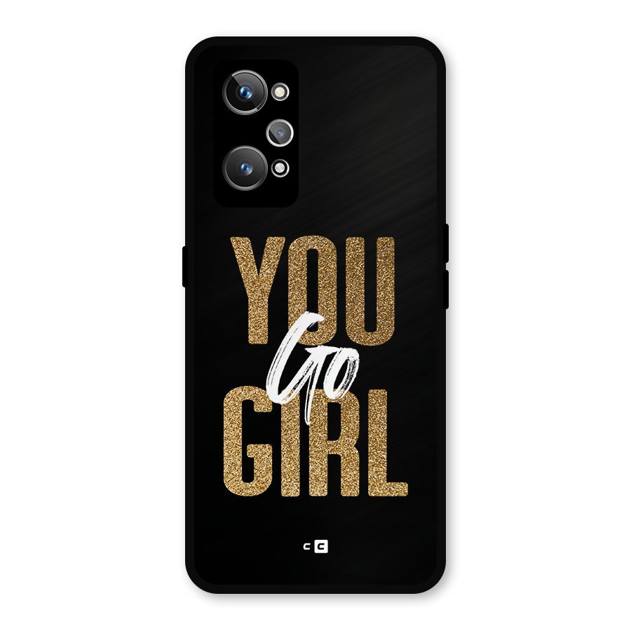 Confident Girl Metal Back Case for Realme GT Neo2