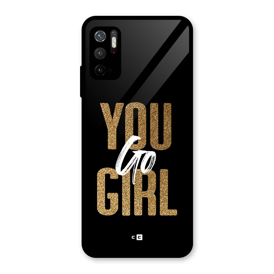 Confident Girl Metal Back Case for Redmi Note 10T 5G