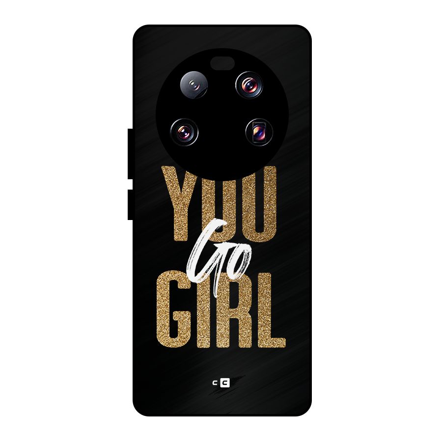 Confident Girl Metal Back Case for Xiaomi 13 Ultra