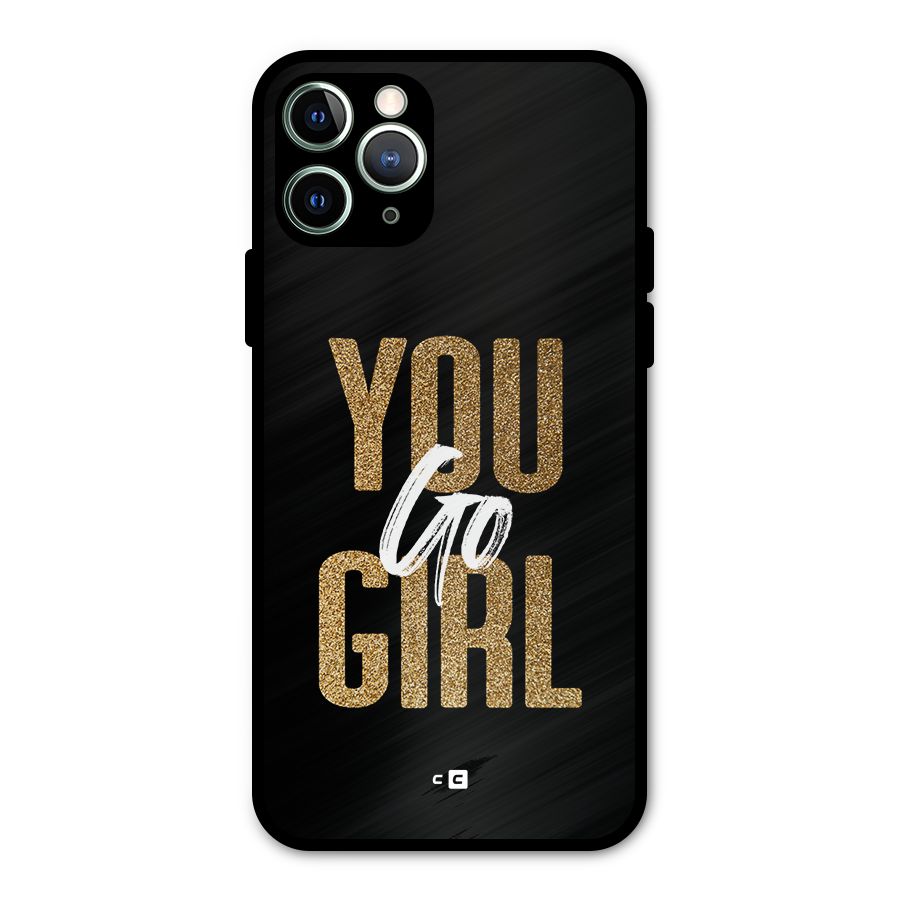 Confident Girl Metal Back Case for iPhone 11 Pro Max
