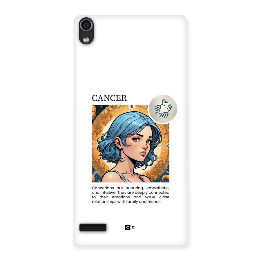 Connected Cancer Back Case for Ascend P6