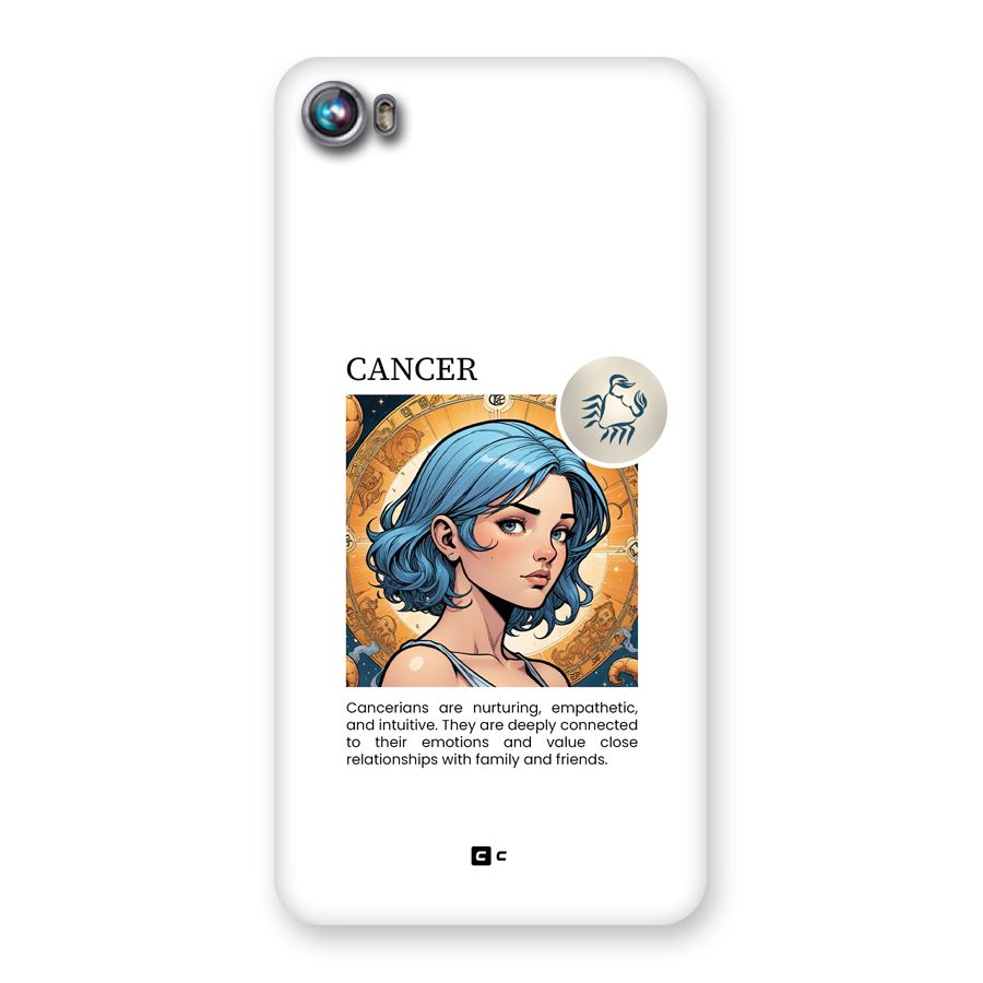 Connected Cancer Back Case for Canvas Fire 4 (A107)