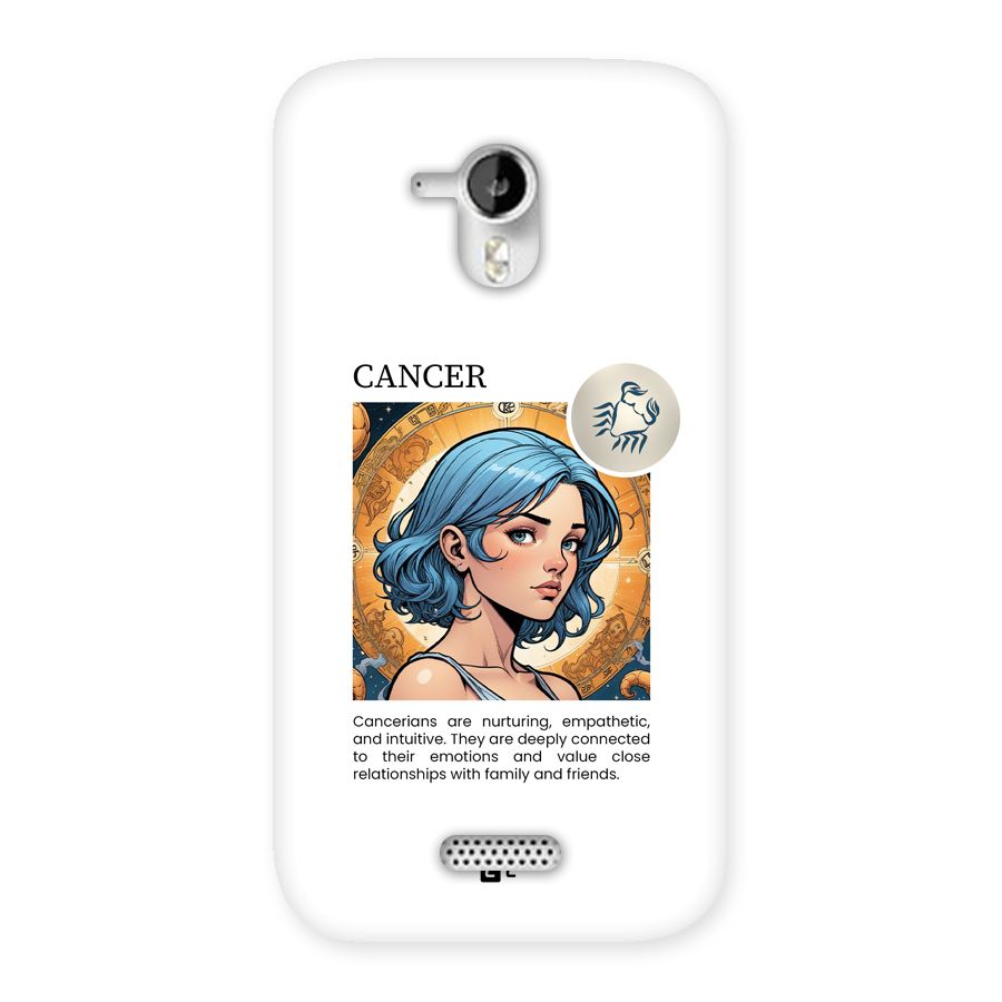 Connected Cancer Back Case for Canvas HD A116