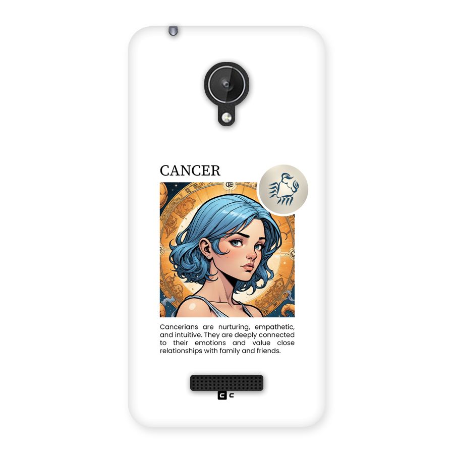 Connected Cancer Back Case for Canvas Spark Q380